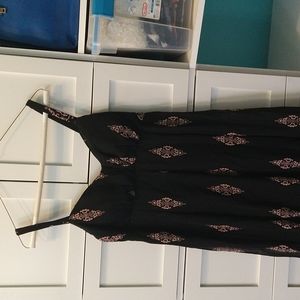 Women's size 8 black spaghetti strap dress